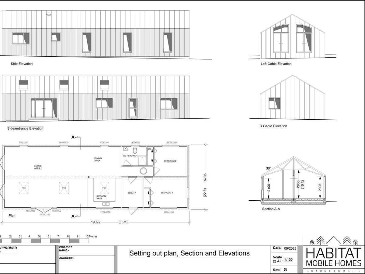 Modern Twin Unit Mobile Home