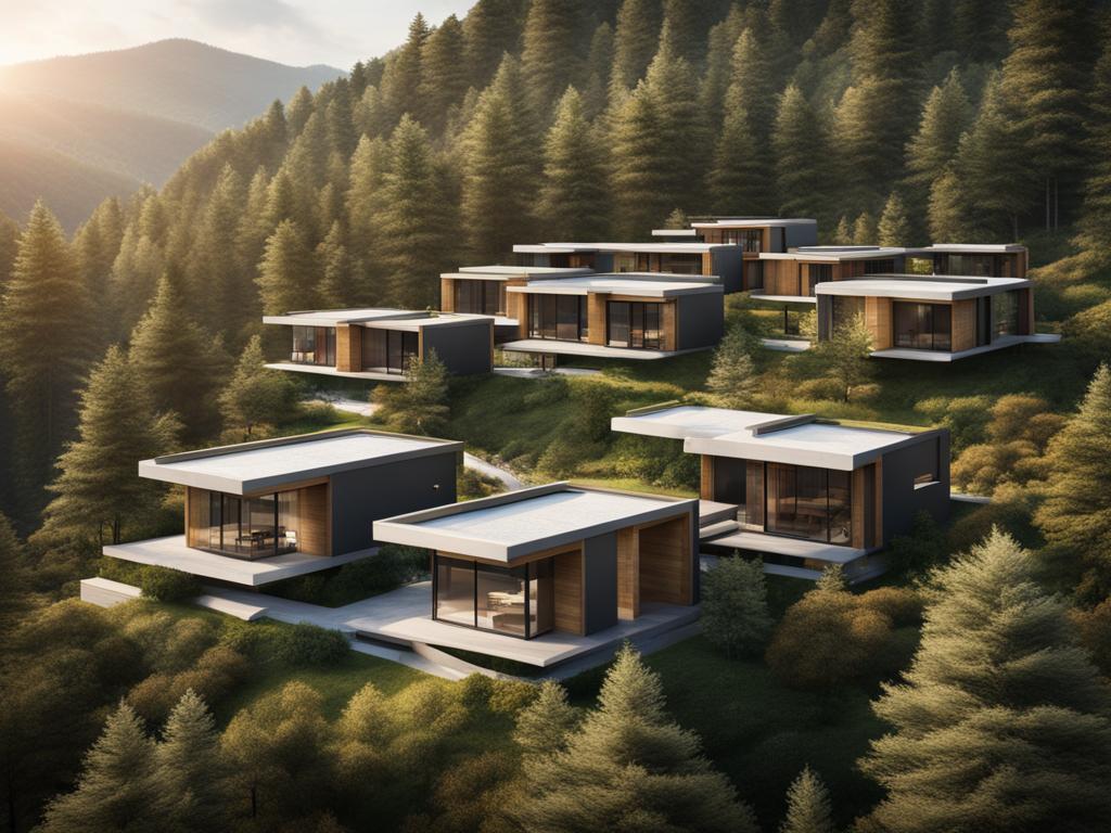 prefab mountain homes