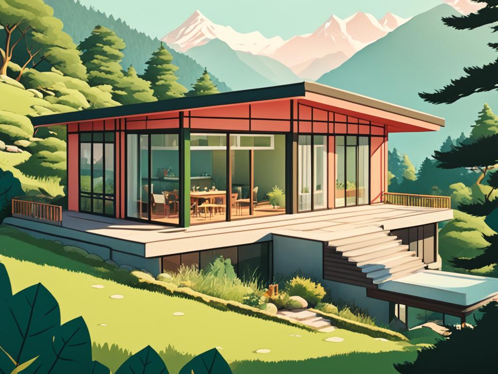 Korean Prefab House in Nepal