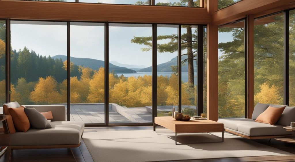 Contemporary timber frame prefab home Contemporary timber frame prefab home