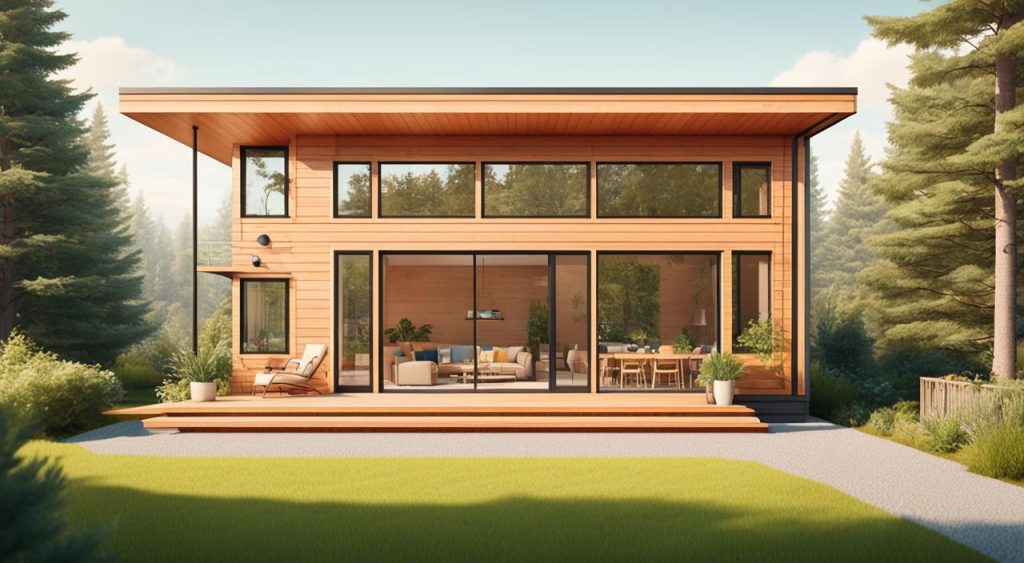 Modern Wooden Prefab House Modern Wooden Prefab House