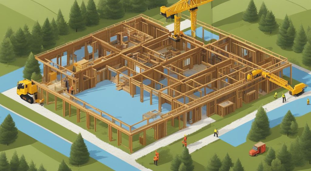 Prefab Timber Frame Home Assembly Prefab Timber Frame Home Assembly