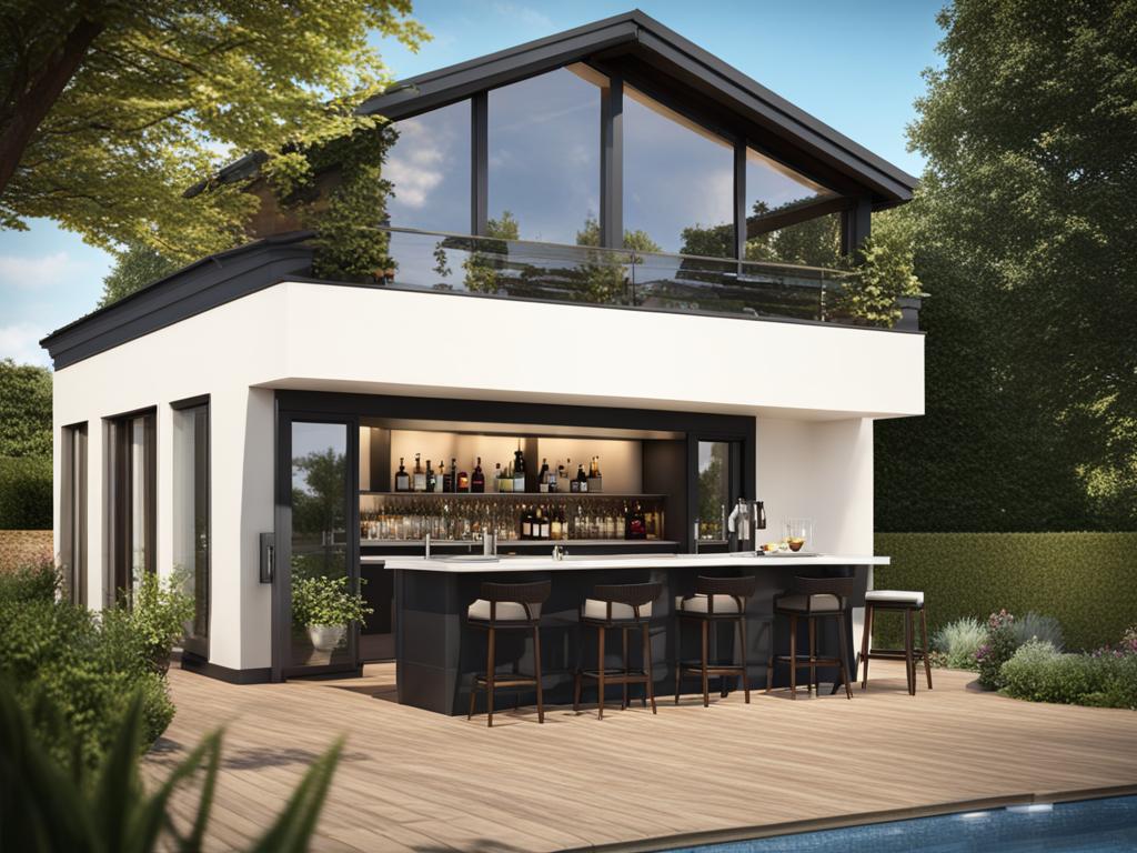 summer house with bar summer house with bar