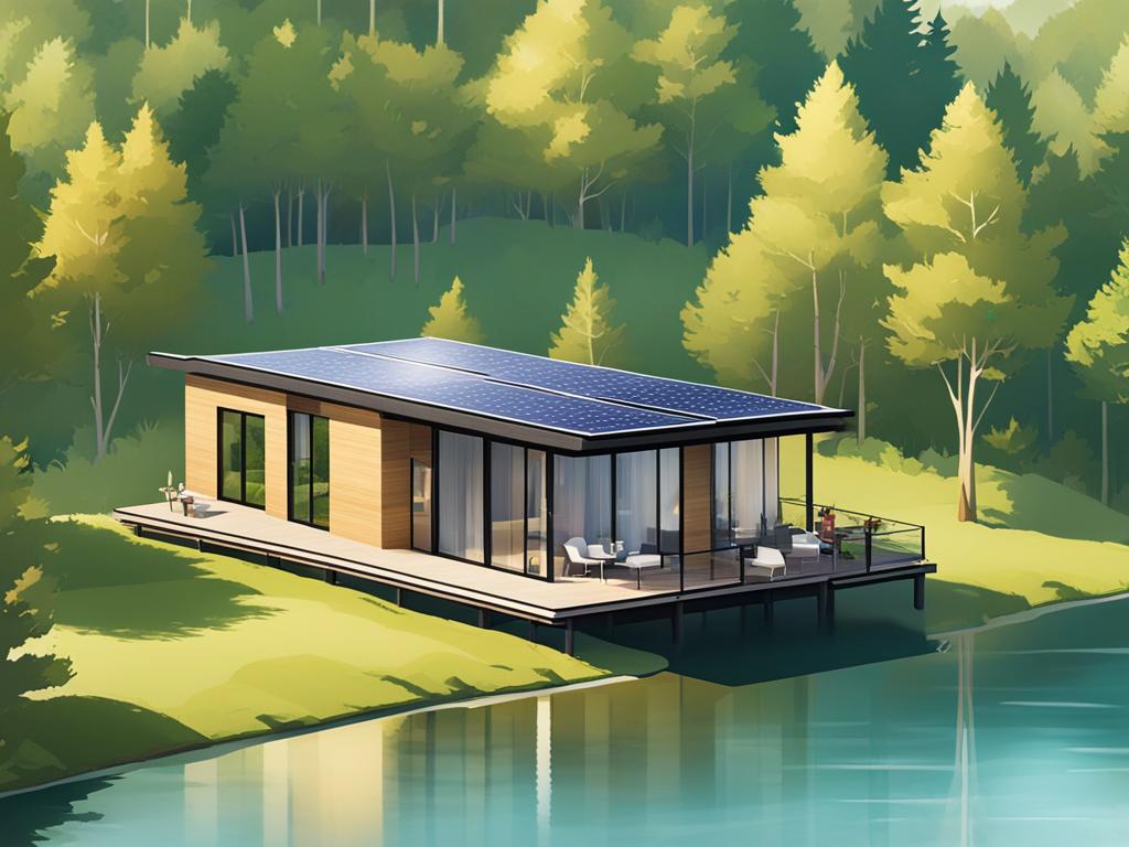 energy-efficient modular vacation home