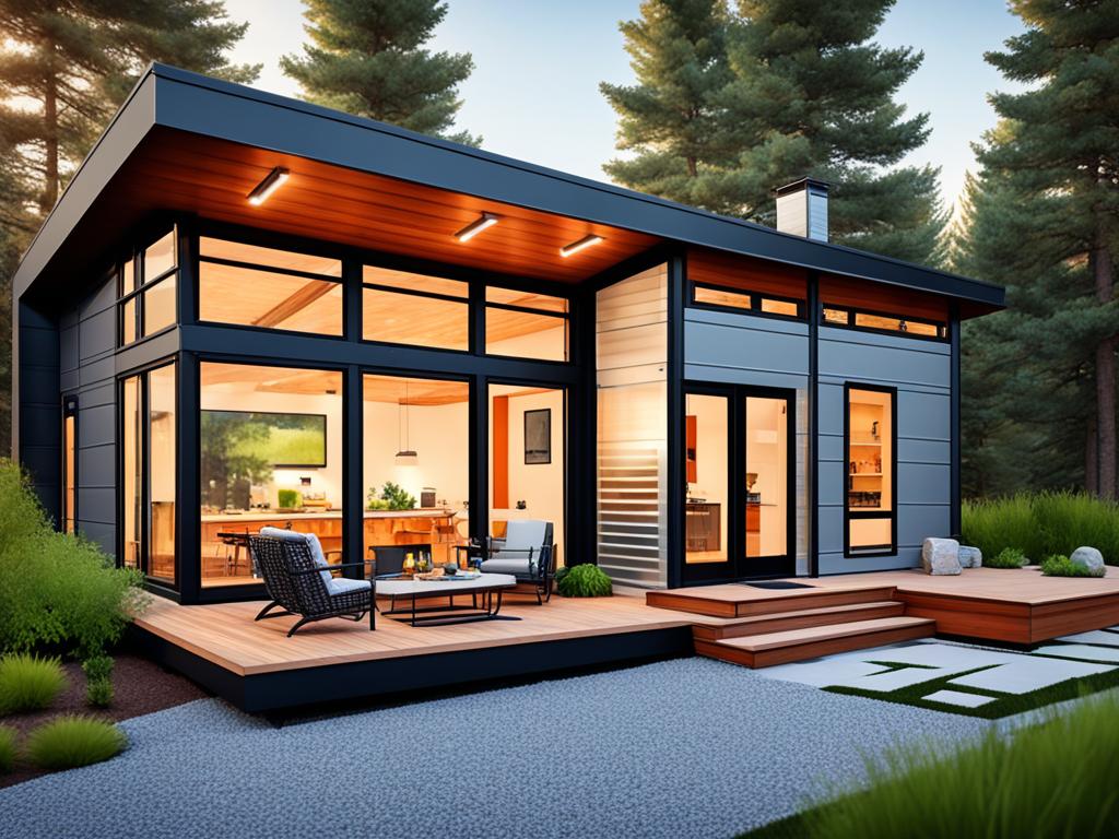 modern steel prefab homes