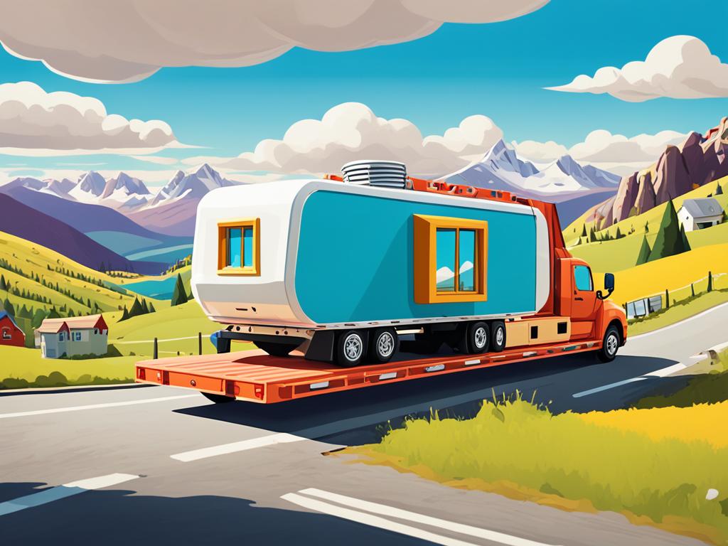 modular home delivery