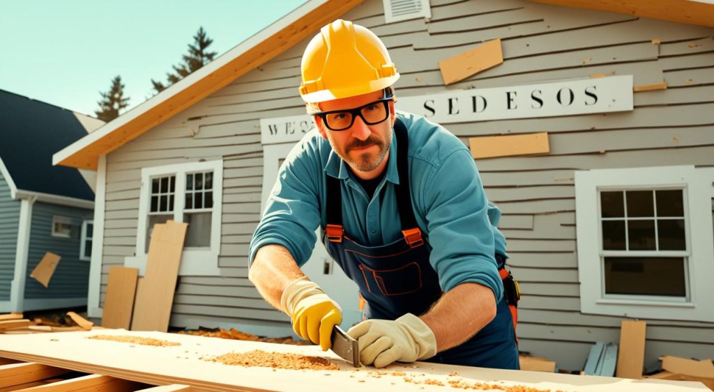 DIY modular home porch installation