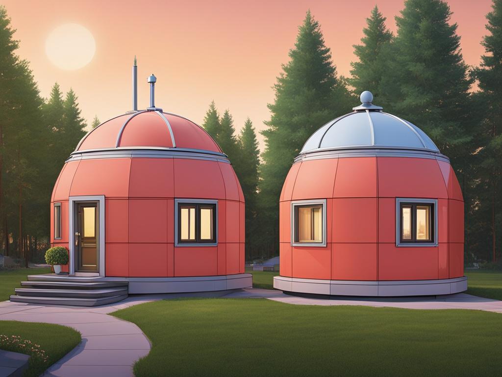 dome homes vs square houses