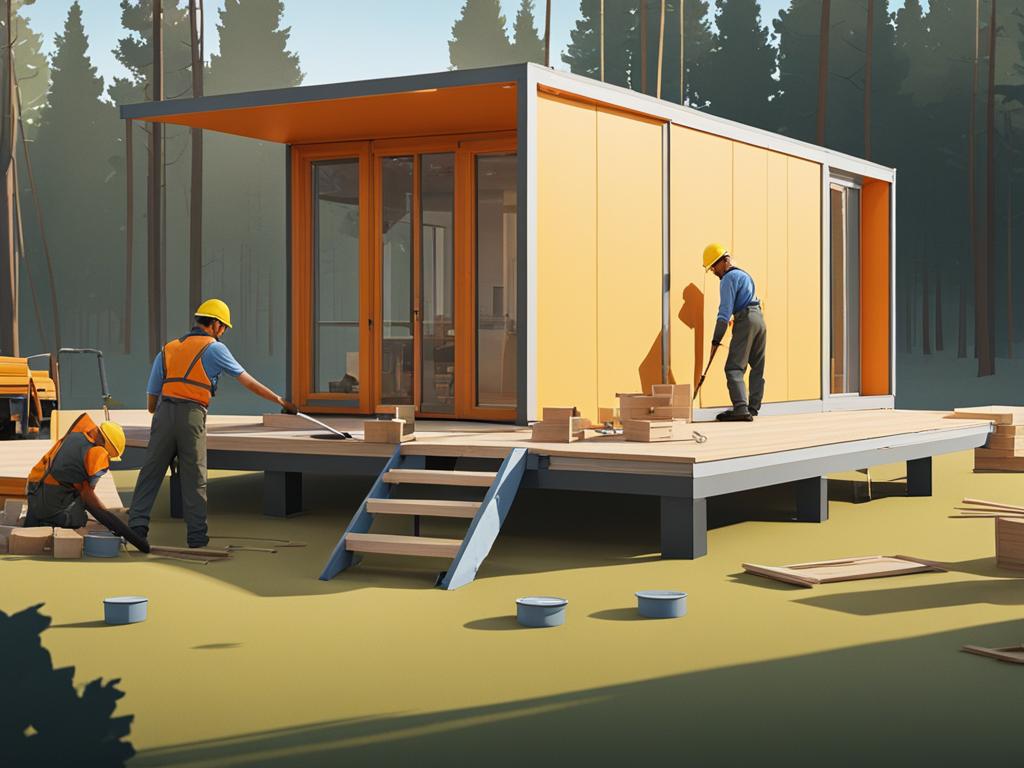 fast assembly pop up house