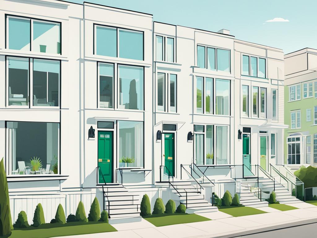 prefab terrace houses