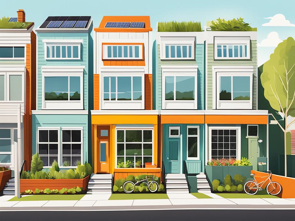 sustainable terrace houses