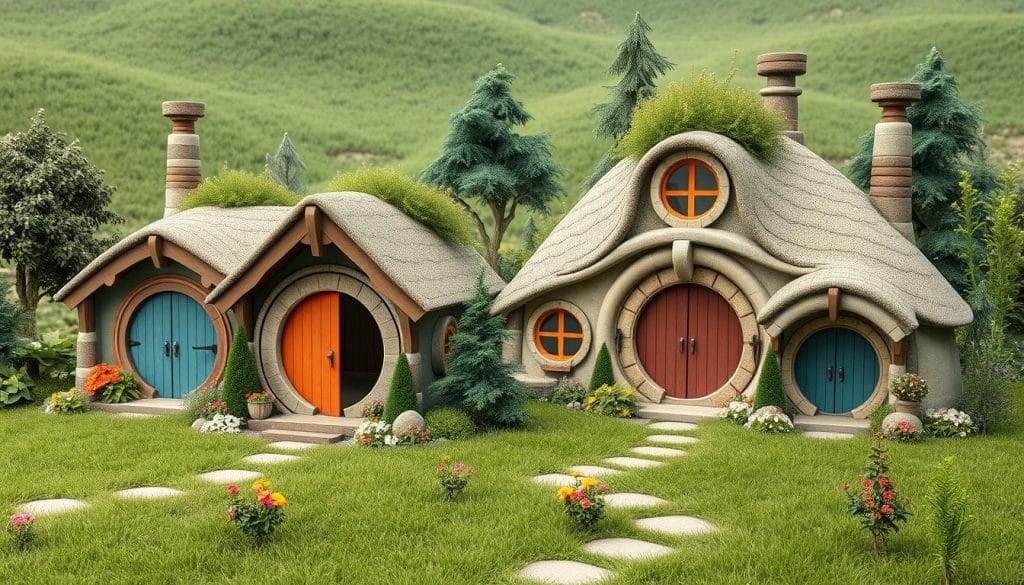 Customisation options for prefab hobbit house