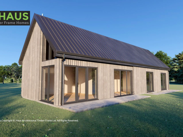 bressay rear timber cladding
