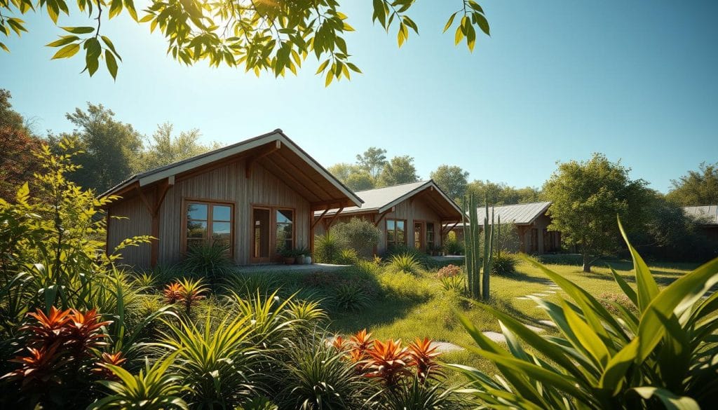 eco friendly prefab bamboo houses